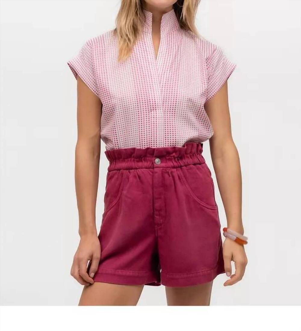 NEW SARAH ALEXANDRA cap sleeve top in party girl